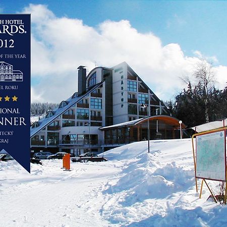 Hotel Nastup Loučná pod Klínovcem Exteriör bild