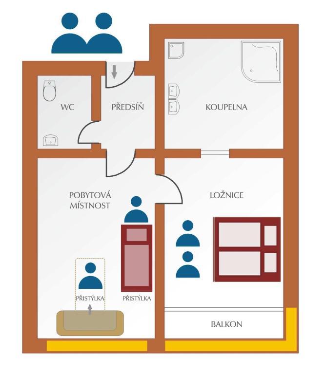 Hotel Nastup Loučná pod Klínovcem Rum bild